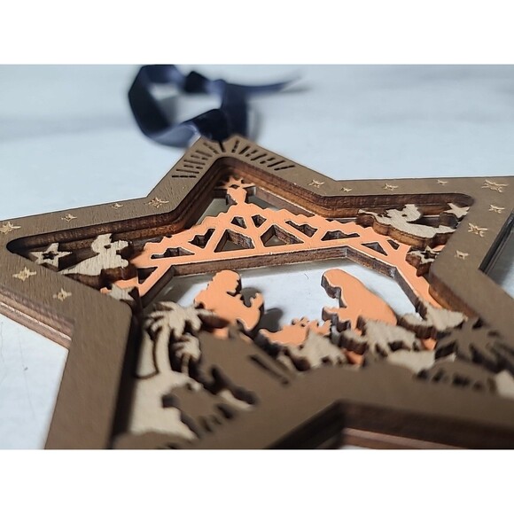 Nativity Scene Christmas Ornament - Picture 8 of 10